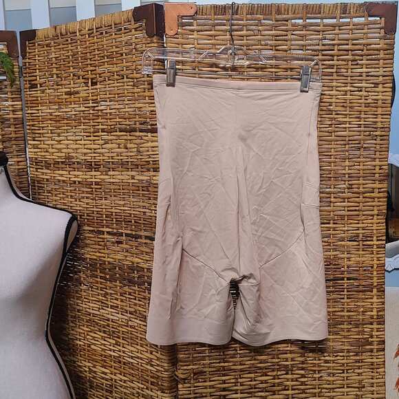 SlimShaper by Miracle Brands Women's High-Waist Thigh Slimmer XXL Beige - Picture 1 of 4